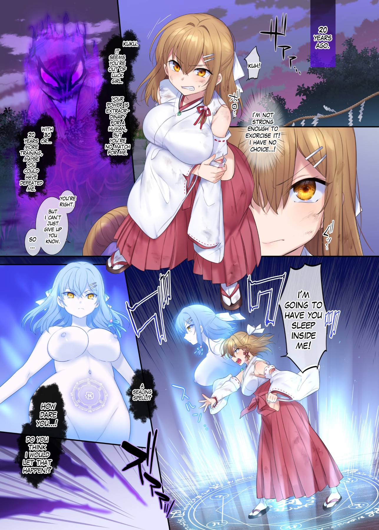 Hentai Manga Comic-The Soul Sealing Exorcist Priestess-Read-2